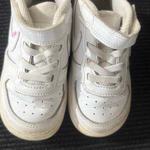 Nike Court Borough Low 2 TDV White Toddler Shoes BQ5453-100 Size 7C